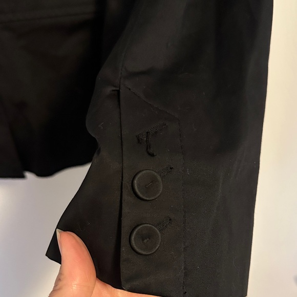 Kenar Black Ruffled Blazer - Picture 9 of 9